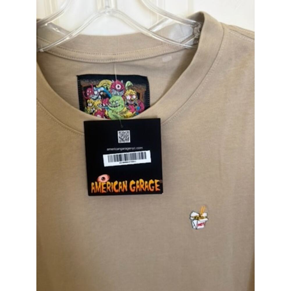 American Garage T Shirt Mens Large Ramen Noodles Urban Street Wear - Picture 4 of 4